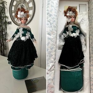 0001/500 1998 Rustie collectible porcelain doll holly fiber optic 16” full body